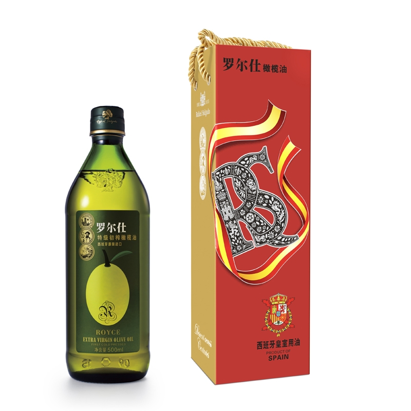 【米面粮油 名物出品】西班牙皇家罗尔仕特级初榨橄榄油500ml